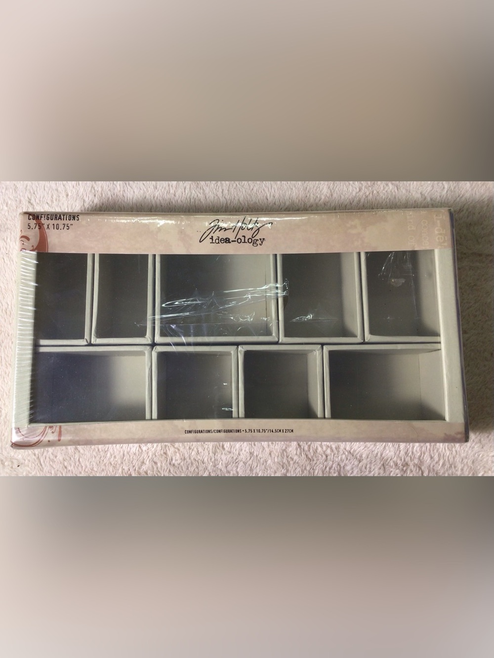 Tim Holtz idea-ology configurations shadow box